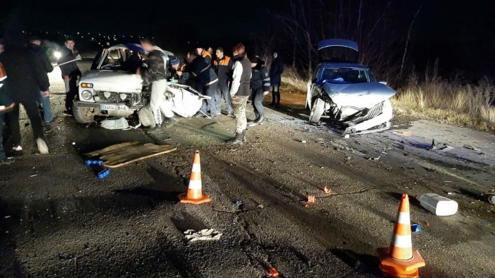 ACCIDENT în LANŢ la Anenii Noi. O persoană a murit, iar mai multe au fost rănite (FOTO)