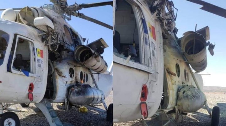 Un elicopter din Republica Moldova a fost doborât în Afganistan. Sunt răniți (FOTO)