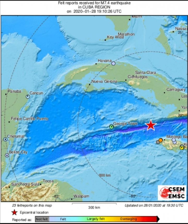 Cutremur PUTERNIC în Caraibe. Seismul a avut 7,7 grade, declanşând o alertă de tsunami 