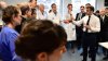 Macron a vizitat spitalul unde a murit primul francez răpus de coronavirus