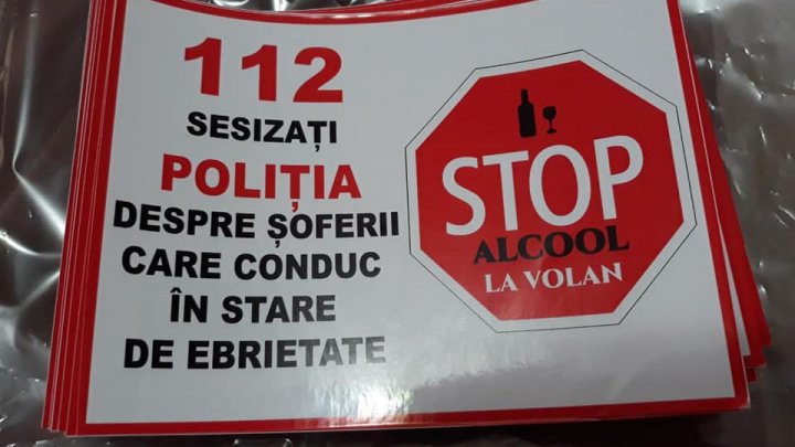 Șoferii din sudul țării susțin INP și spun "Stop alcool la volan"