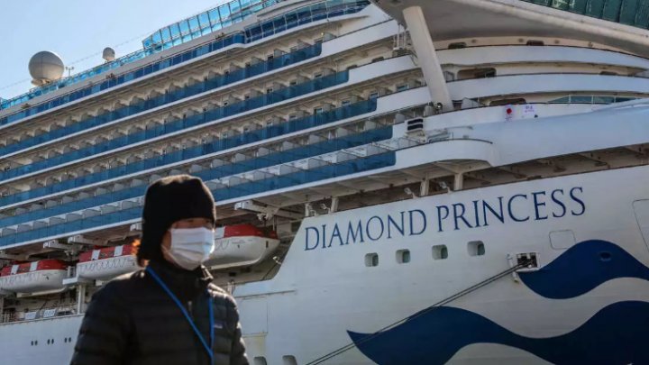 Doi pasageri de pe nava de croazieră Diamond Princess, unde sunt şi moldoveni, au murit din cauza coronavirusului