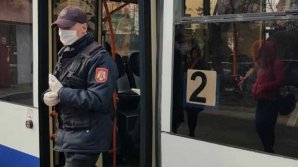 Circulația transportului public, troleibuze și autobuze pe parcursul zilei