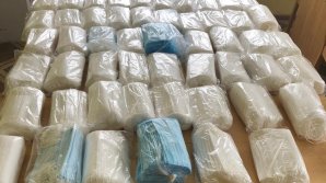 Tentativă de contrabandă cu măşti medicinale, contracarată la frontiera româno-ucraineană (FOTO/VIDEO)