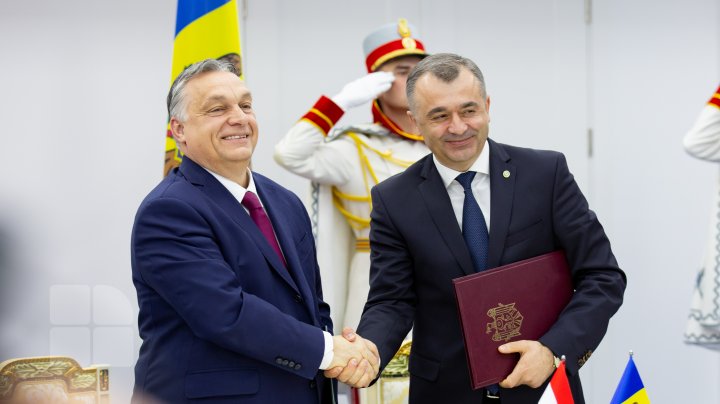 Prim-ministrul Ungariei, în vizită la Chișinău. Viktor Orban şi Ion Chicu au semnat Declarația Comună pentru Parteneriat Strategic (FOTOREPORT)