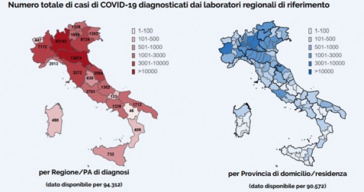 Coronavirus în Italia: Diferențe majore între bilanțul deceselor din regiunile învecinate Lombardia și Veneto