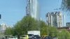 Un havuz a apărut din senin în Kiev: Jetul de apă ajungea până la 30 de metri înălţime