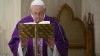 Papa Francisc a ținut slujba înainte de Săptămâna Patimilor