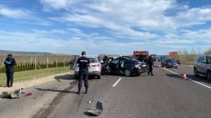 ACCIDENT GRAV la Cojușna. Un șofer a decedat pe patul de spital (FOTO)