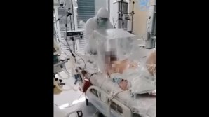 La Spitalul Republican se utilizează o nouă metodă de intubare și detubare a bolnavilor cu coronavirus (IMAGINI CARE VĂ POT AFECTA EMOȚIONAL)