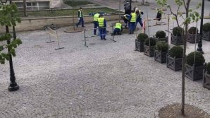 Pietonala din centrul Capitalei, condamnată să fie săpată (FOTO)