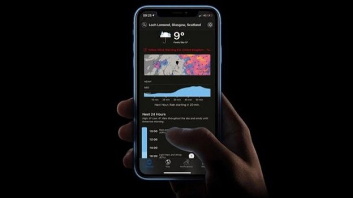 Apple cumpără o aplicaţia meteo Dark Sky. Versiunea de Android va fi închisă