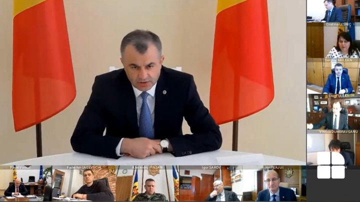 Prima şedinţă online a guvernului (VIDEO)