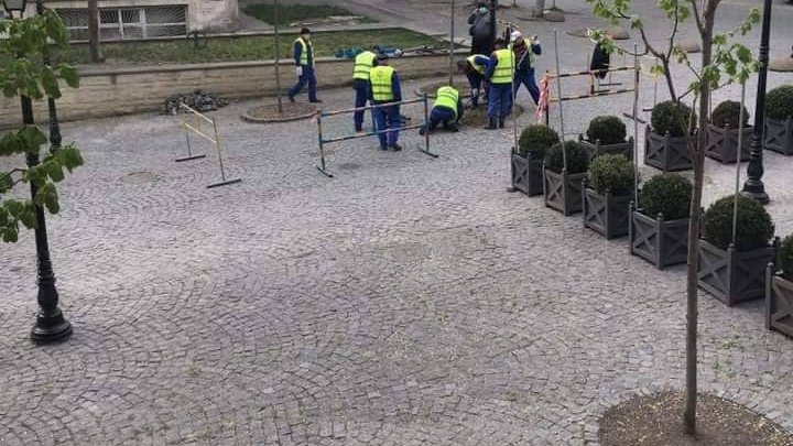 Pietonala din centrul Capitalei, condamnată să fie săpată (FOTO)