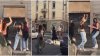 Mai mulți tineri, filmați cum dansează fericiți pe străzi, în prima zi de "relaxare", la Milano (VIDEO)