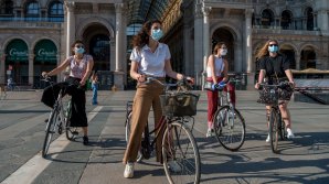 Italienii, încurajați să se deplaseze cu bicicletele, pentru a se proteja de noul coronavirus