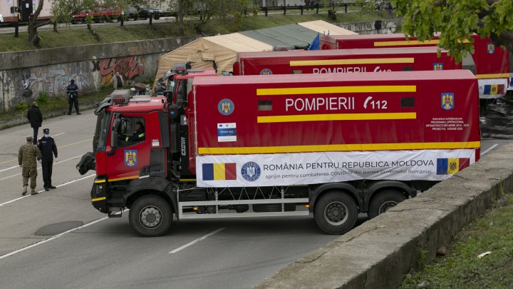 Ceremonia de primire a donațiilor umanitare din partea României (FOTOREPORT)