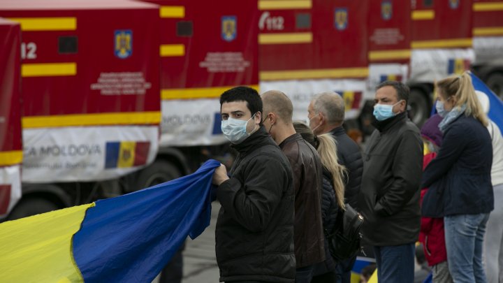 Ceremonia de primire a donațiilor umanitare din partea României (FOTOREPORT)