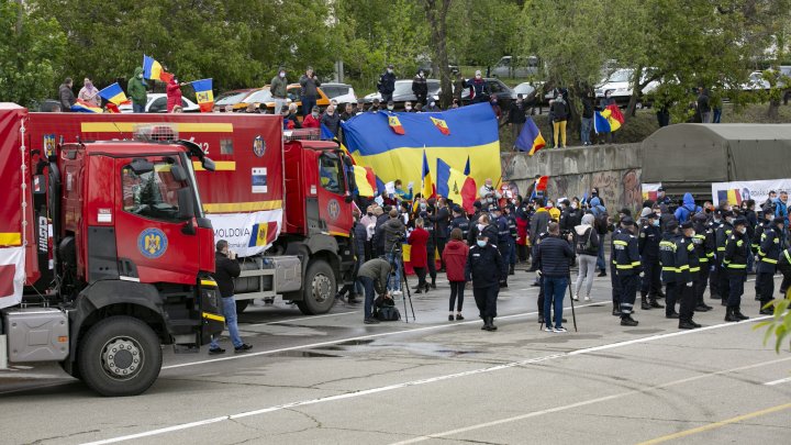 Ceremonia de primire a donațiilor umanitare din partea României (FOTOREPORT)