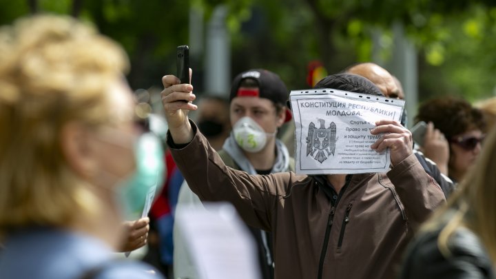 Protestul reprezentanţilor businessului mic şi mijlociu (FOTOREPORT)