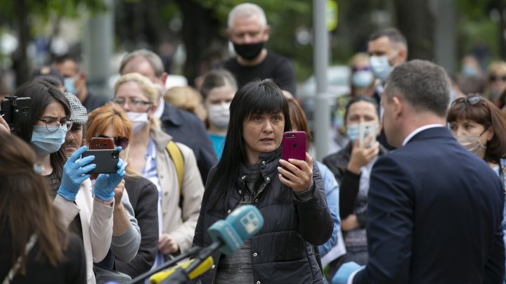 Protestul reprezentanţilor businessului mic şi mijlociu (FOTOREPORT)