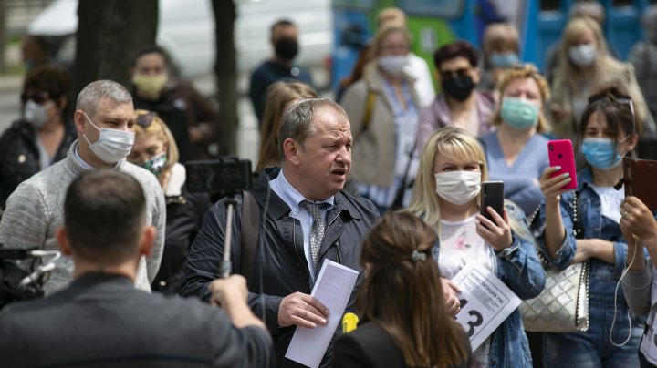 Protestul reprezentanţilor businessului mic şi mijlociu (FOTOREPORT)