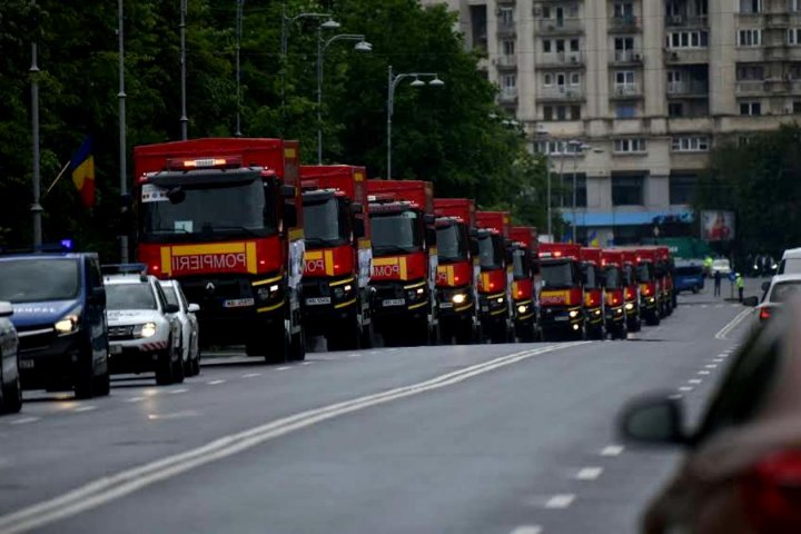 Convoiul umanitar românesc a pornit de la București spre Moldova (FOTO/VIDEO)