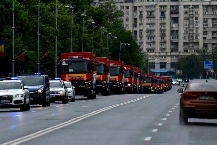 Convoiul umanitar românesc a pornit de la București spre Moldova (FOTO/VIDEO)