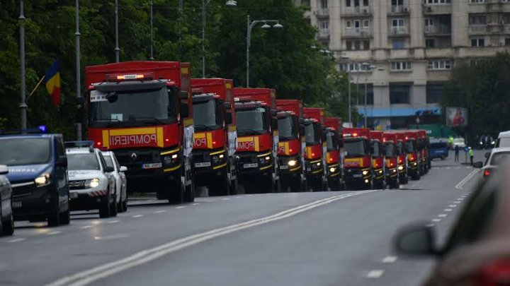 Convoiul umanitar românesc a pornit de la București spre Moldova (FOTO/VIDEO)