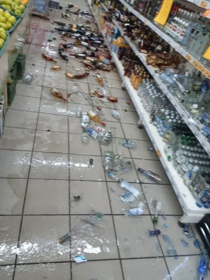 Un supermarket din Rusia, distrus de un angajat care a aflat că va fi concediat în plină carantină (FOTO/VIDEO)