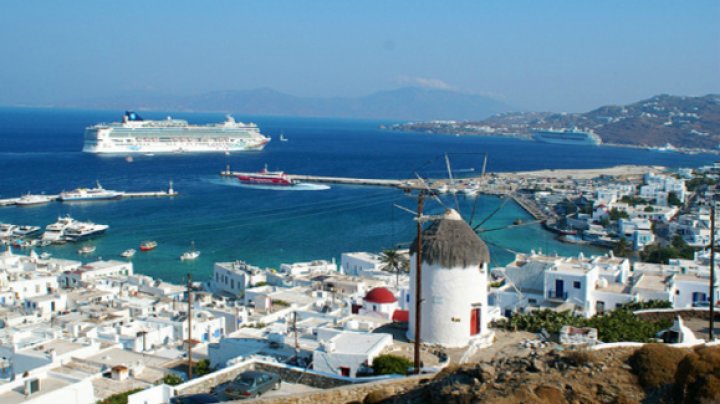 Insula Mykonos, așa cum nu a fost văzută niciodată. IMAGINI FASCINANTE, filmate cu o dronă (VIDEO)