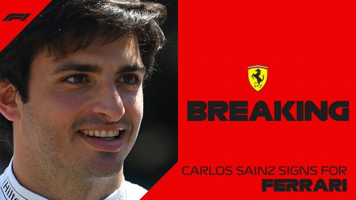 Schimbări importante în Formula 1! Carlos Sainz va concura pentru Ferrari în 2021