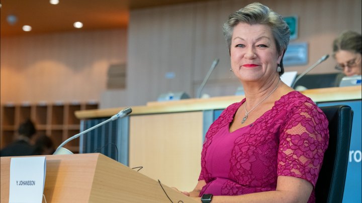 Ylva Johansson pledează pentru extinderea spaţiului Schengen