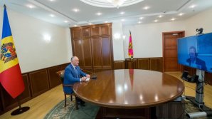 Igor Dodon, întâlnire online cu reprezentanţii FMI în Moldova