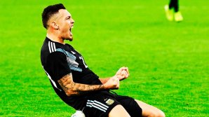 Lucas Ocampos, salvatorul formaţiei Sevilla în meciul cu Eibar. În prelungiri, mijlocaşul argentinian a jucat în poartă