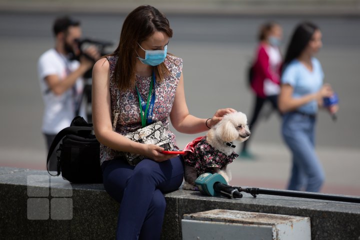 (FOTO) Angajații din industria divertismentului se plâng că pandemia i-a lăsat fără bani. Reacţia Guvernului după ce aceştia au ieşit la PROTEST