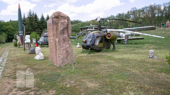 Gagarin, Dzerjinschi şi Stalin şi-au dat întâlnire într-un muzeu în aer liber într-o suburbie a Chişinăului