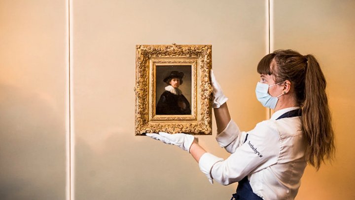 Un autoportret al pictorului Rembrandt a fost vândut pentru suma uriașă la o licitație organizată de casa Sotheby's