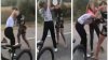 Pumni și înjurături din cauza unui băiat. Două adolescente, surpinse în timp ce se bat (VIDEO)