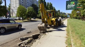 Veste bună! Au început lucrările de reparaţie a străzii Albişoara, pe tronsonul Iurie Gagarin - Ismail