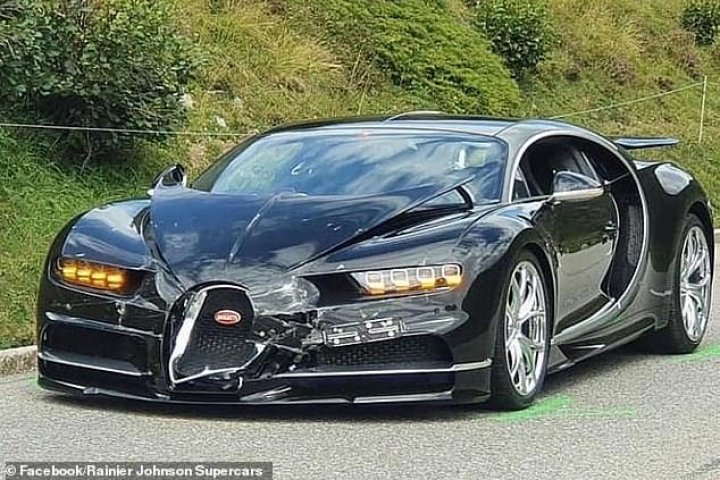 ”Cel mai scump accident al anului”! Un Bugatti Chiron și un Porsche 911 s-au ciocnit pe o șosea din Alpii Elvețieni (FOTO/VIDEO)