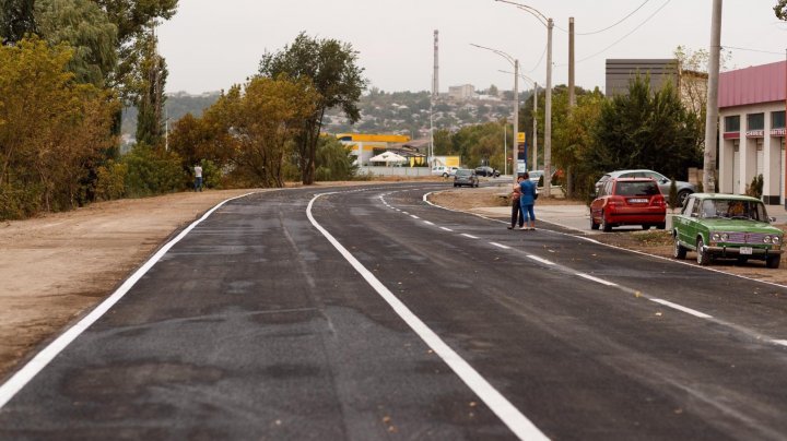 Strada Sadoveanu din Orhei, una din străzile principale a oraşului, a fost renovată capital