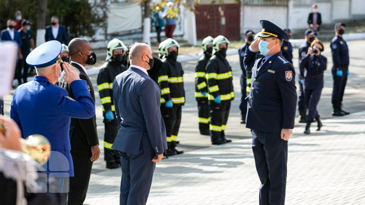 La Hânceşti a fost inaugurat un sediu nou pentru Detaşamentul de Salvatori şi Pompieri (FOTOREPORT)