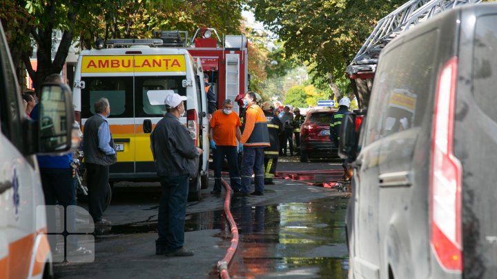 Incendiul devastator de la Filarmonica Naţională, ÎN IMAGINI