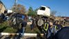 (VIDEO/FOTO) Accident TERIFIANT la Briceni. Mai multe mașini, făcute zob de un camion