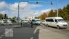 Protestul transportatorilor: Peste o sută de microbuze de rute interurbane au parcat în PMAN (FOTOREPORT)