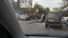 Încă un grav accident în centrul Capitalei. Două mașini, avariate și un rănit (VIDEO)