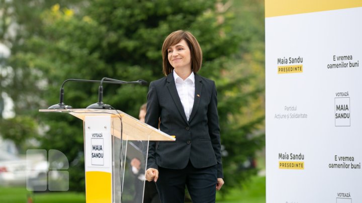 Candidatul PAS, Maia Sandu, s-a lansat în campania prezidențială: Este vremea ca oamenii buni să facă un pas în față (FOTOREPORT)