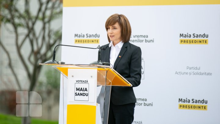 Candidatul PAS, Maia Sandu, s-a lansat în campania prezidențială: Este vremea ca oamenii buni să facă un pas în față (FOTOREPORT)