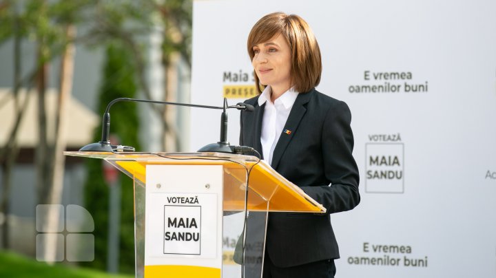 Candidatul PAS, Maia Sandu, s-a lansat în campania prezidențială: Este vremea ca oamenii buni să facă un pas în față (FOTOREPORT)